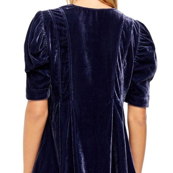 Free People Adelle Velvet Tunic Top. XL, M - Picture 6 of 16
